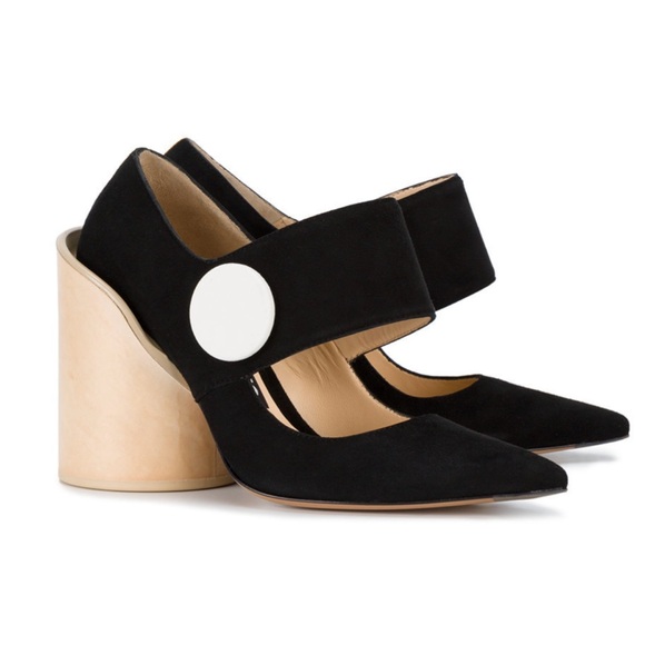 Jacquemus Les Chausseres Gros Boutons Mary Jane Heels - Picture 1 of 9